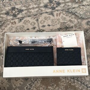 Anne Klein Black Set with Gold Accents